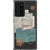 Note 20 Ultra Teal Winter Scraps Collage Clear Phone Case - The Urban Flair