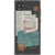 Note 10 Teal Winter Scraps Collage Clear Phone Case - The Urban Flair