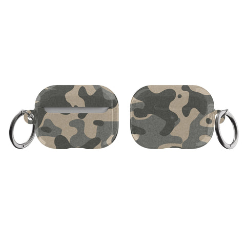 Shop The Textured Camo Print AirPods Case Exclusively at The Urban Flair - Trendy Aesthetic Covers Available For Your Original Apple AirPods and AirPods Pro