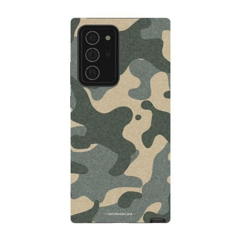 Galaxy Note 20 Ultra Gloss (High Sheen) Textured Camo Print Tough Phone Case - The Urban Flair
