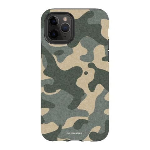 iPhone 11 Pro Gloss (High Sheen) Textured Camo Print Tough Phone Case - The Urban Flair