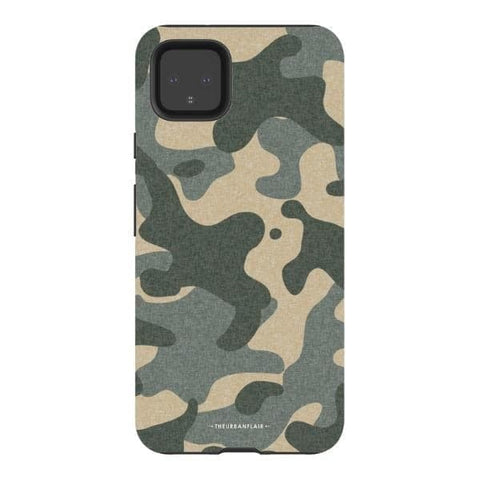 Pixel 4XL Satin (Semi-Matte) Textured Camo Print Tough Phone Case - The Urban Flair