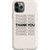 iPhone 11 Pro Thank You Grocery Bag Biodegradable Phone Case - The Urban Flair