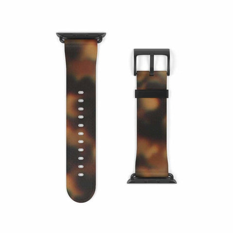 Shop The Tortoise Shell Apple Watch Band Exclusively at The Urban Flair - Trendy Faux/Vegan Leather iWatch Straps - Affordable Replacements Bands For Women
