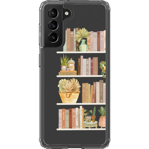 Trendy Book Shelf Clear Phone Case