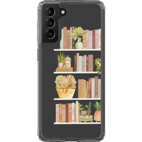 Trendy Book Shelf Clear Phone Case