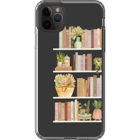 Trendy Book Shelf Clear Phone Case