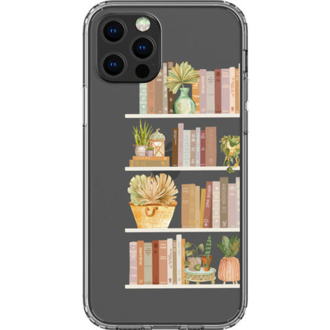 Trendy Book Shelf Clear Phone Case