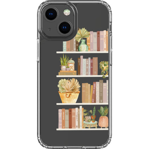 Trendy Book Shelf Clear Phone Case