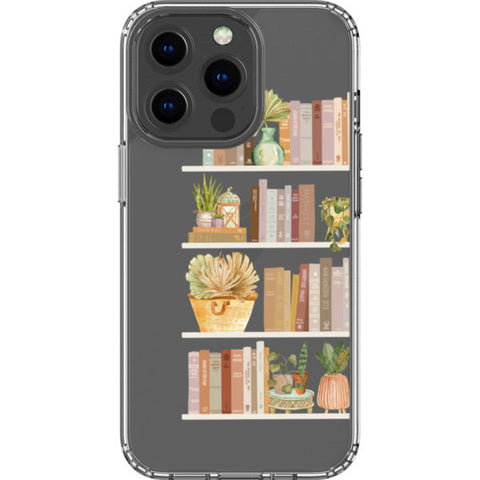Trendy Book Shelf Clear Phone Case