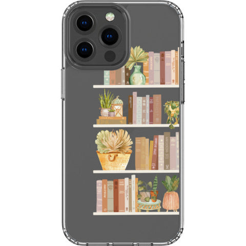 Trendy Book Shelf Clear Phone Case