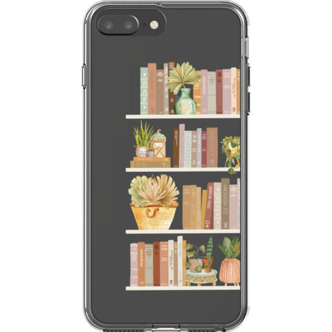 Trendy Book Shelf Clear Phone Case