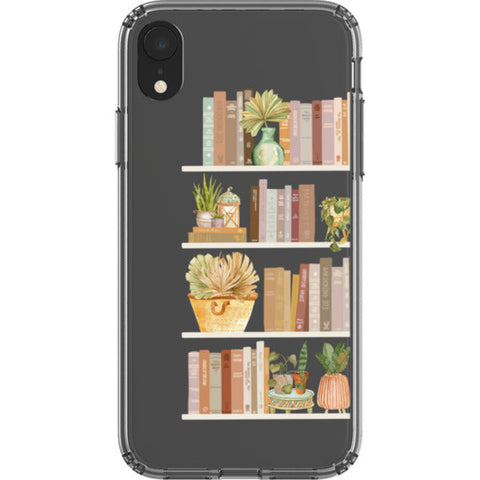 Trendy Book Shelf Clear Phone Case