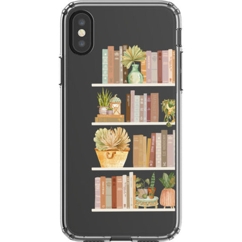 Trendy Book Shelf Clear Phone Case