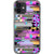 iPhone 12 Trippy 90s Glitch Clear Phone Case - The Urban Flair