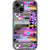 iPhone 13 Mini Trippy 90s Glitch Clear Phone Case - The Urban Flair