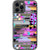 iPhone 13 Pro Max Trippy 90s Glitch Clear Phone Case - The Urban Flair