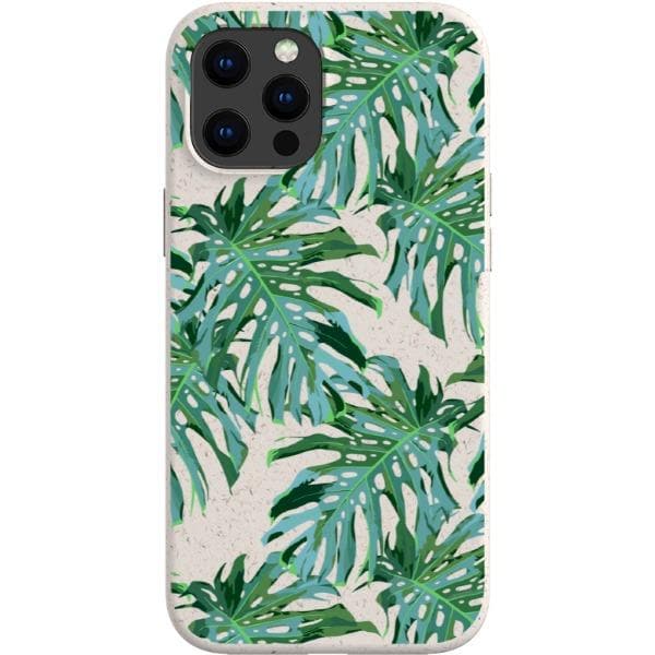 Tropical Palm Leaves Biodegradable Phone Case for Apple iPhone 13 (& The Urban Flair Tropical Palm Leaves Biodegradable Phone Case for Apple iPhone 13 (& The Urban Flair
