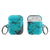 Shop The Turquoise Stone Print Airpods Case Exclusively at The Urban Flair - Trendy Aesthetic Covers Available For Your Original Apple AirPods and AirPods Pro