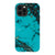 iPhone 12 Pro Max Gloss (High Sheen) Turquoise Stone Print Tough Phone Case - The Urban Flair