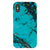 iPhone X/XS Gloss (High Sheen) Turquoise Stone Print Tough Phone Case - The Urban Flair