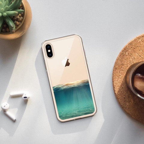 Under Water Illusion Clear Phone Case iPhone 12 Pro Max by The Urban Flair (Feat)