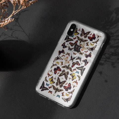 Vintage Butterfly Clear Phone Case iPhone 12 Pro Max by The Urban Flair (Feat)