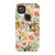 Vintage Floral Hummingbird Tough Phone Case Pixel 4A 4G Gloss [High Sheen] exclusively offered by The Urban Flair