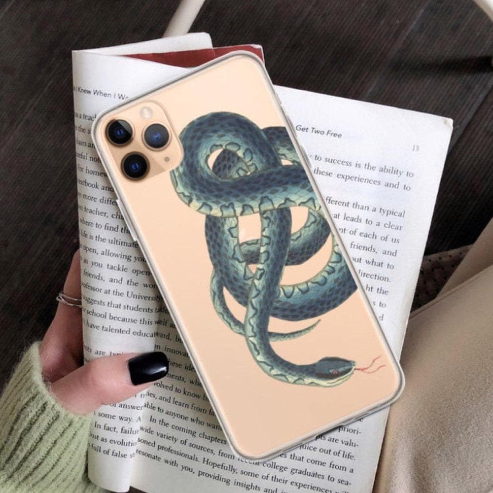 Vintage Snake Clear Phone Case for Apple iPhone 15 (& more!)– The Urban  Flair