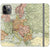 iPhone 11 Pro Vintage Travel Map Wallet Phone Case - The Urban Flair