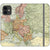 iPhone 12 Vintage Travel Map Wallet Phone Case - The Urban Flair