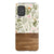 Vintage Wild Flower & Wood Print Tough Phone Case Galaxy A51 5G Satin [Semi-Matte] exclusively offered by The Urban Flair