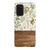 Vintage Wild Flower & Wood Print Tough Phone Case Galaxy Note 20 Satin [Semi-Matte] exclusively offered by The Urban Flair