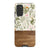 Vintage Wild Flower & Wood Print Tough Phone Case Galaxy S20 Satin [Semi-Matte] exclusively offered by The Urban Flair