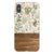 Vintage Wild Flower & Wood Print Tough Phone Case iPhone XS Max Gloss [High Sheen] exclusively offered by The Urban Flair