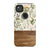 Vintage Wild Flower & Wood Print Tough Phone Case Pixel 4A 4G Satin [Semi-Matte] exclusively offered by The Urban Flair
