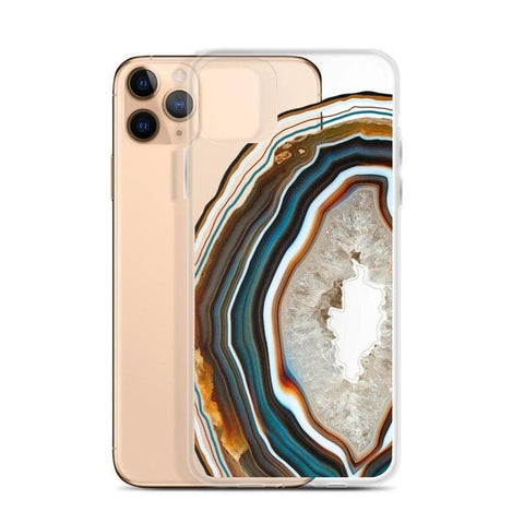 Warm Geode Clear Phone Case iPhone 12 Pro Max by The Urban Flair (Feat)