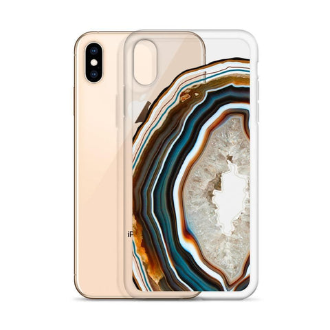 Warm Geode Clear Phone Case iPhone 12 Pro Max by The Urban Flair (Feat)