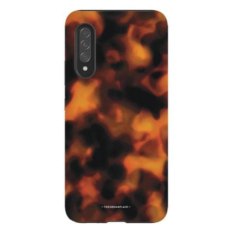 Galaxy A90 5G Gloss (High Sheen) Warm Tortoise Shell Print Tough Phone Case - The Urban Flair