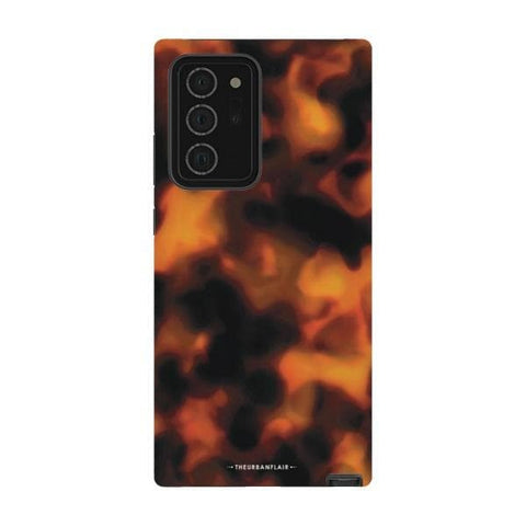 Galaxy Note 20 Ultra Gloss (High Sheen) Warm Tortoise Shell Print Tough Phone Case - The Urban Flair