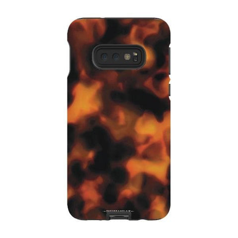 Galaxy S10e Gloss (High Sheen) Warm Tortoise Shell Print Tough Phone Case - The Urban Flair