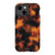 iPhone 13 Mini Satin (Semi-Matte) Warm Tortoise Shell Print Tough Phone Case - The Urban Flair
