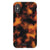 iPhone X/XS Satin (Semi-Matte) Warm Tortoise Shell Print Tough Phone Case - The Urban Flair