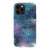 iPhone 12 Pro Max Satin (Semi-Matte) Watercolor Celestial Space Tough Phone Case - The Urban Flair