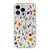 Watercolor Flowers Clear Phone Cases For New Silver White iPhone 14 Pro