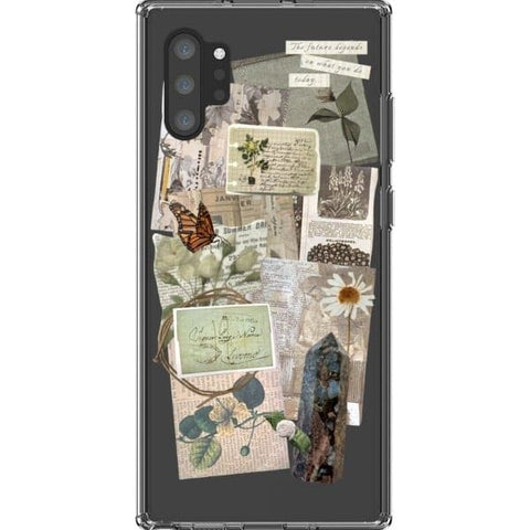 Note 10 Plus What You Do Today Scraps Collage Clear Phone Case - The Urban Flair
